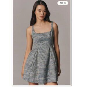 NWT By Anthropologie Sleeveless Tweed Mini Dress - M - NWT